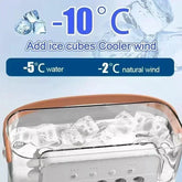 3-In-1 Mini Air Conditioner, Fan & Humidifier with LED Light